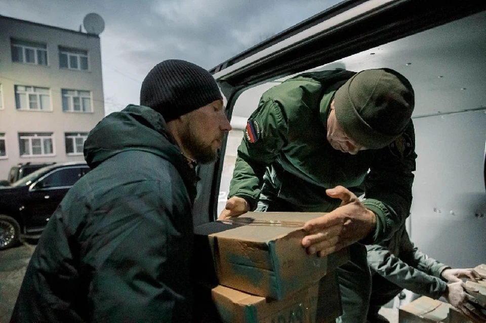 Гумпомощь распределят среди горожан социально незащищенных категорий. Фото: ТГ/Моргун