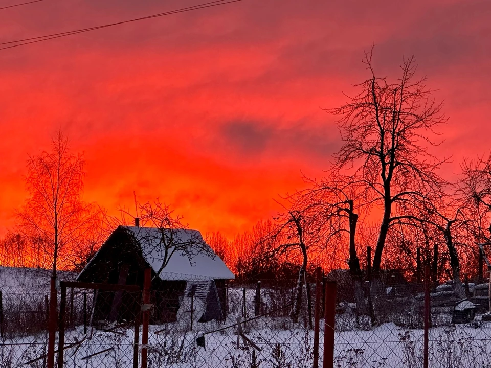 Наш путь великолукский подслушано. Алый закат. Фотьево.