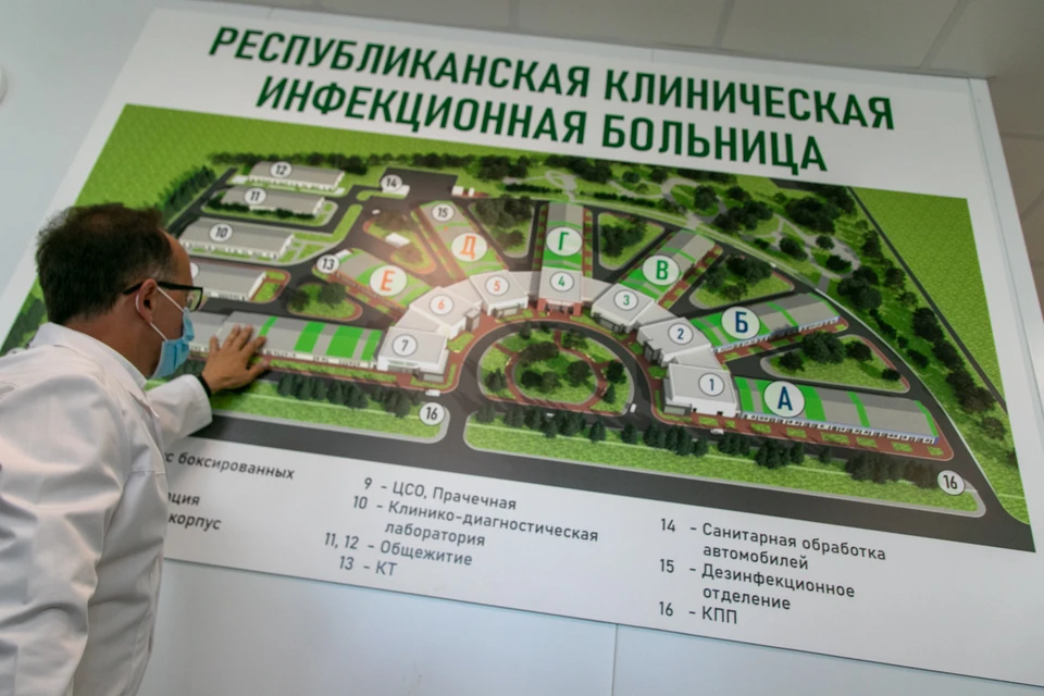 Свободный коечный фонд в инфекционных госпиталях Башкирии составляет на 9 января 2024 года 36,3%