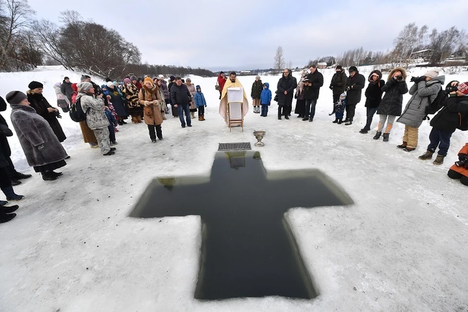 На Крещение в Чебоксарах будет облачная погода со снегом.