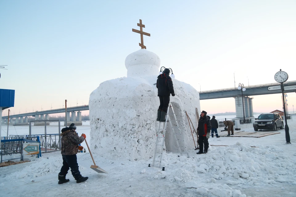 Крещенский городок-2024 в Барнауле