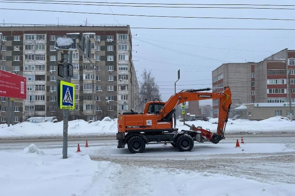 Пострадавшую увезли в больницу. Фото: Госавтоинспекция Удмуртии