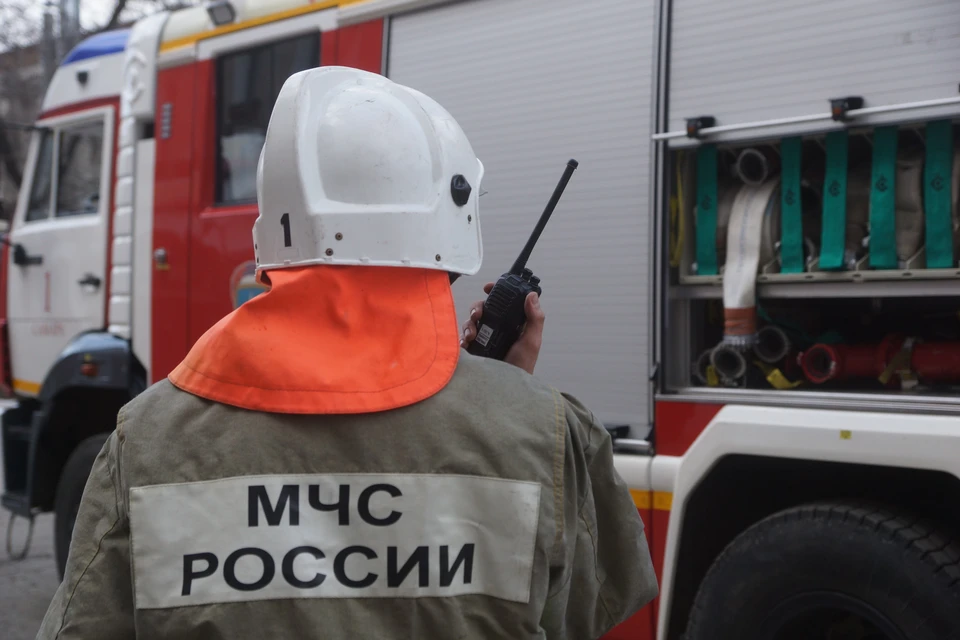 На Инской загорелся частный дом.