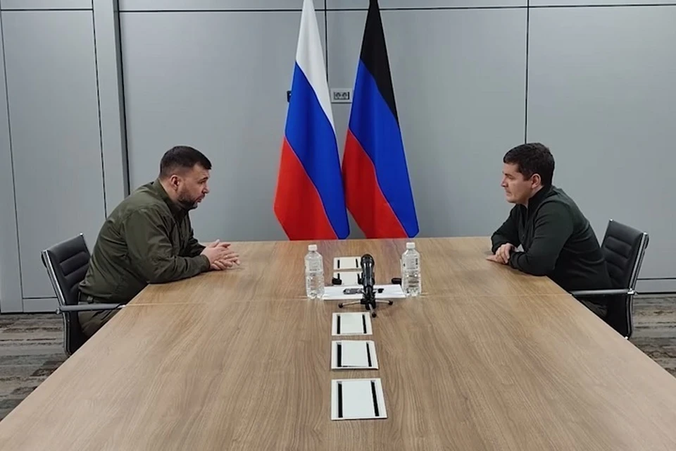 Глава ДНР встретился с губернатором ЯНАО. Фото: ТГ/Пушилин