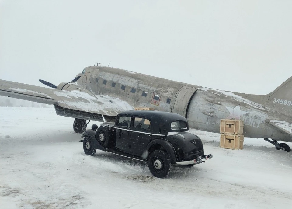 На аэродроме «Орешково» стартовали съемки сериала про Москву 1941 года