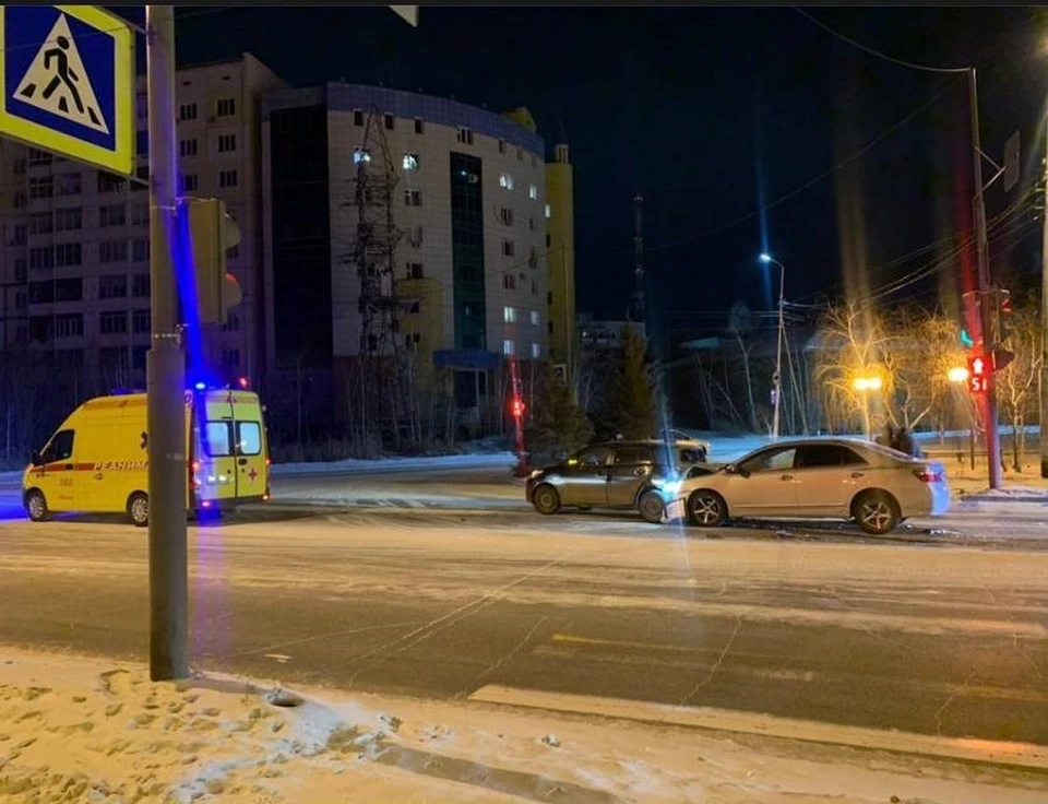 ДТП произошло в столице в ноябре прошлого года. Фото: ГАИ Якутска