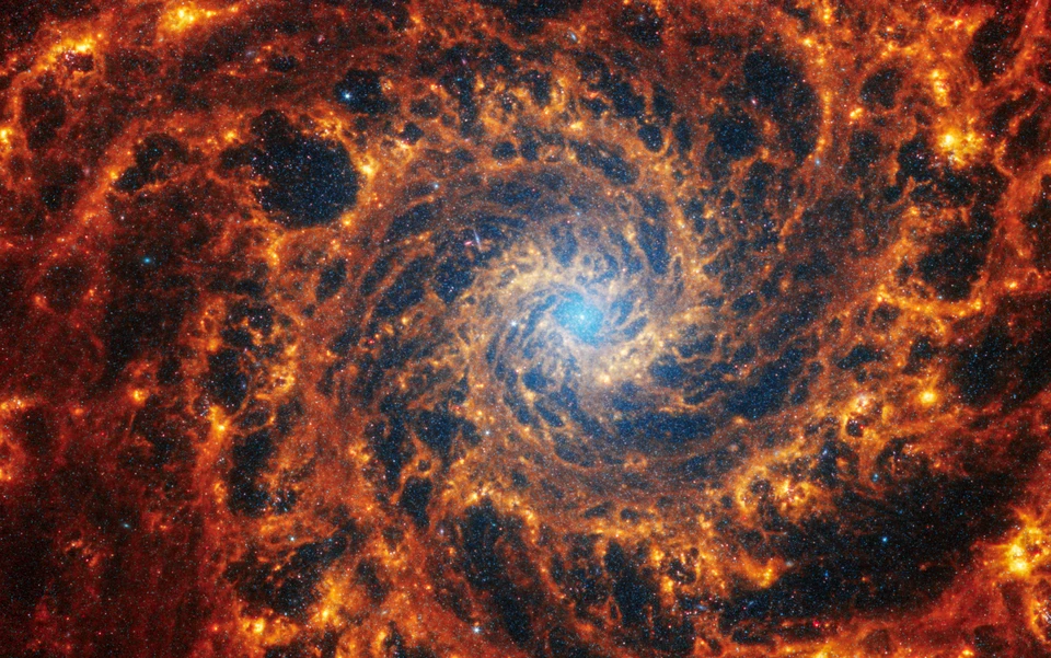 Телескоп Джеймса Уэбба снял 19 относительно недалеких от нас спиральных галактик