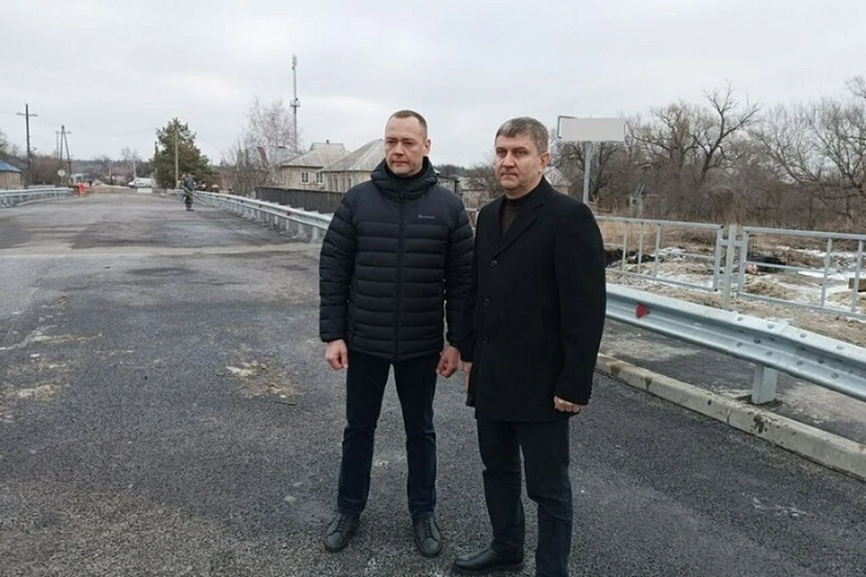 Специалисты "Автодора" восстановили автомобильный мост в Старобельском районе. Фото - Минтранс ЛНР