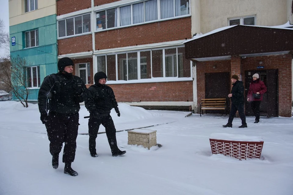 Жители новосибирской многоэтажки пожаловались на поселившегося в подъезде бездомного. Фото: АБ «Гвардия»