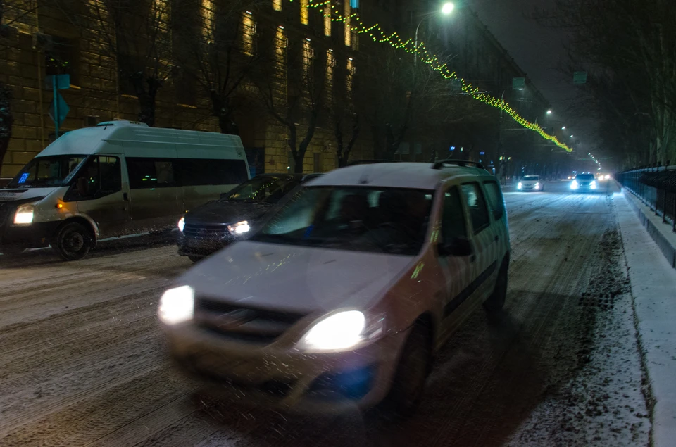 В Волгограде образовались 9-балльные пробки