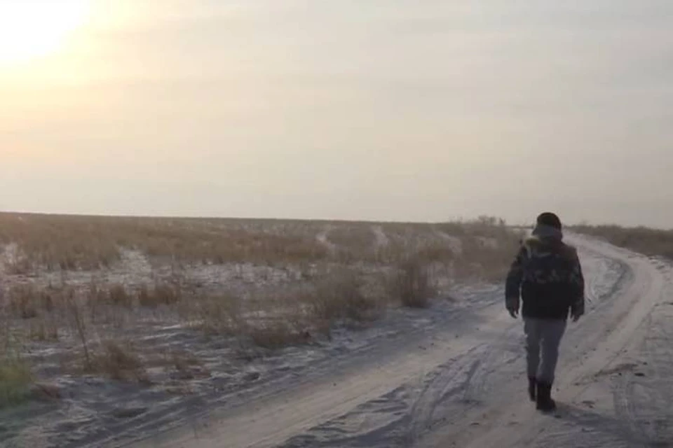 В Забайкалье 11-летний мальчик проходит 10 километров по морозу ради мечты. Фото: ЗРТК