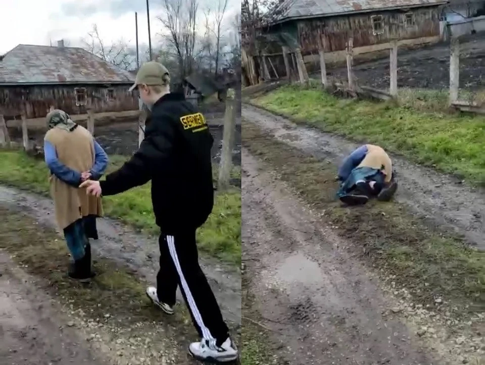 Подросток сделал подножку пожилой женщине и, когда она упала, начал дико ржать. Фото: Коллаж "КП"