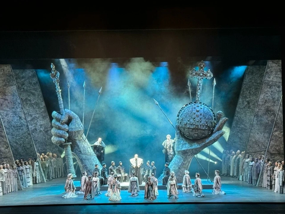 Премьера состоялась при полном аншлаге на Исторической сцене Большого театра. Фото: пресс-службы администрации Краснодарского края.