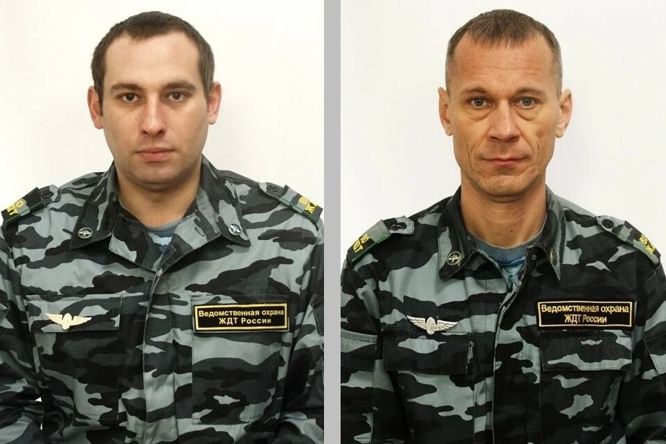 Олег Шашков (слева) и Алексей Васильев одними из первых прибыли на место пожара в Скопинском районе, где взрывались боеприпасы.