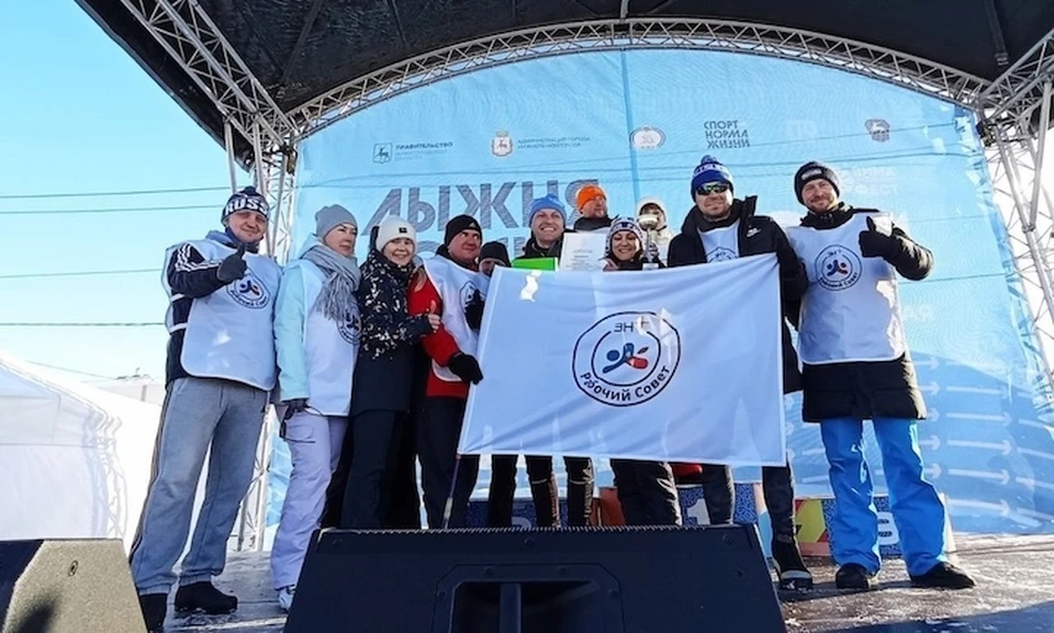 Команда Эн+ в Нижнем Новгороде заняла призовое место в корпоративном забеге в «Лыжне России-2024»