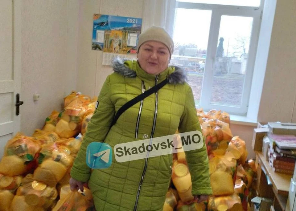 В Скадовский округ 13 февраля доставили 1481 пакет гуманитарной помощи. ФОТО: администрация Скадовского округа