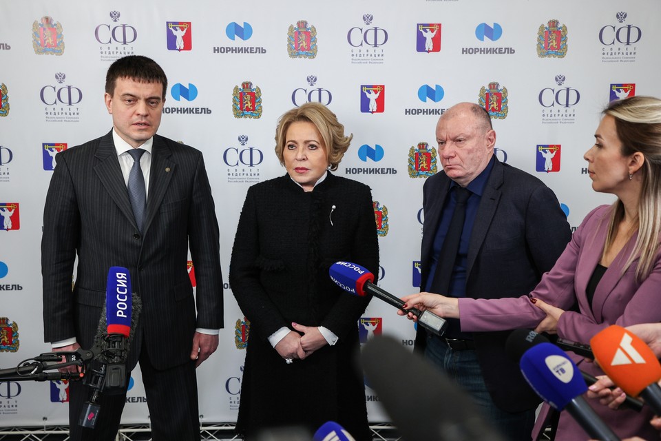 Матвиенко похвалила Норильск за выполнение плана развития