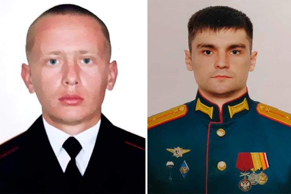 Сержант Андрей Новак и старший лейтенант Дмитрий Воронин