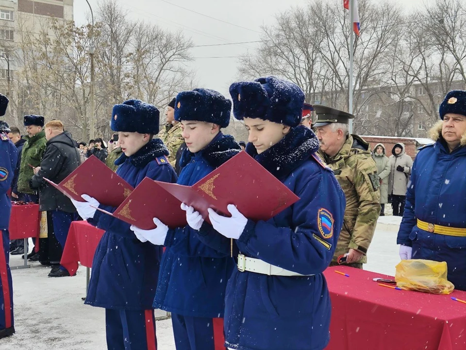 Ребята приняли присягу на верность Родине