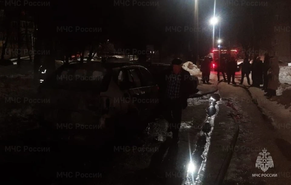 При пожаре никто не пострадал.