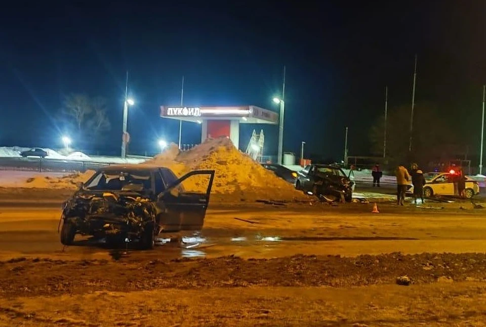 Авария произошла на улице Шурухина. Фото: ГУ МВД России по Волгоградской области.