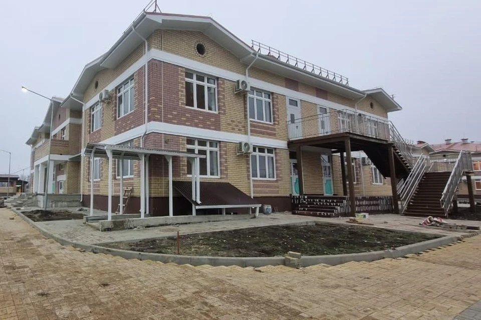 Детский сад достраивают в поселке Березовом Краснодара Фото: пресс-служба городской администрации
