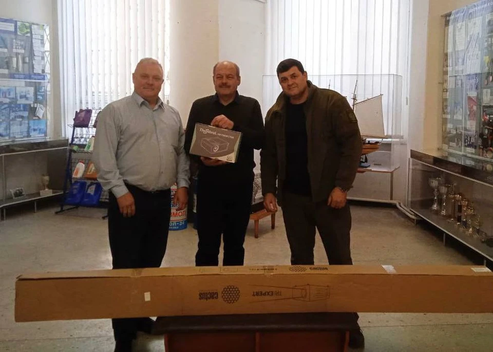 Шефы из Тверской области подарили музею истории города Бердянска необходимое оборудование. ФОТО: администрация Бердянска