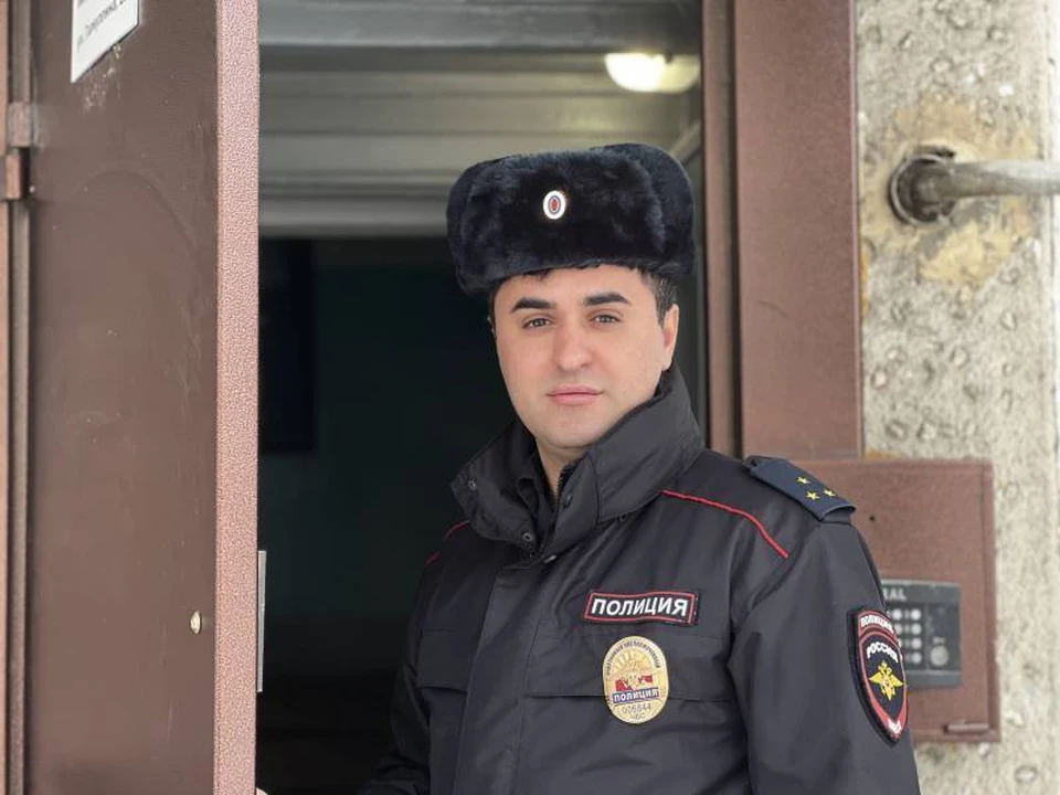 Семураз Мамедов работает в отделе полиции Орджоникидзевского района. Фото: пресс-служба ГУ МВД по Челябинской области