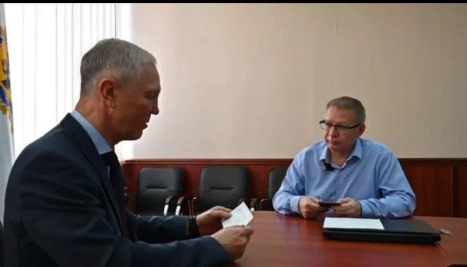 Владимир Сальдо принял участие в досрочном голосовании ФОТО: ТГ-канал Владимира Сальдо