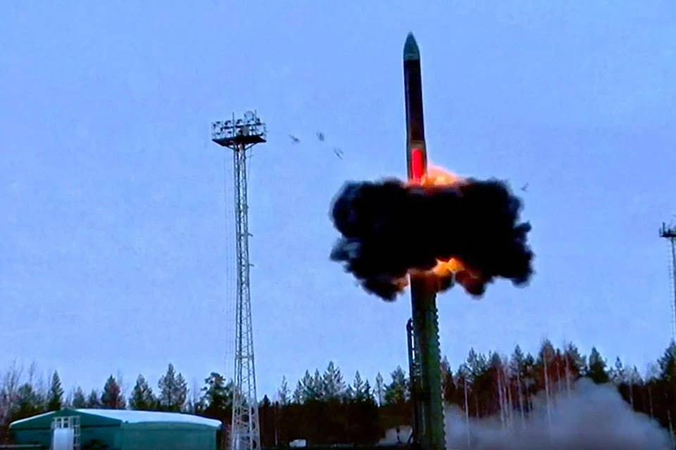 Пентагон: Россия уведомила США об учебном пуске баллистической ракеты «Ярс». Фото: кадр из видео Минобороны
