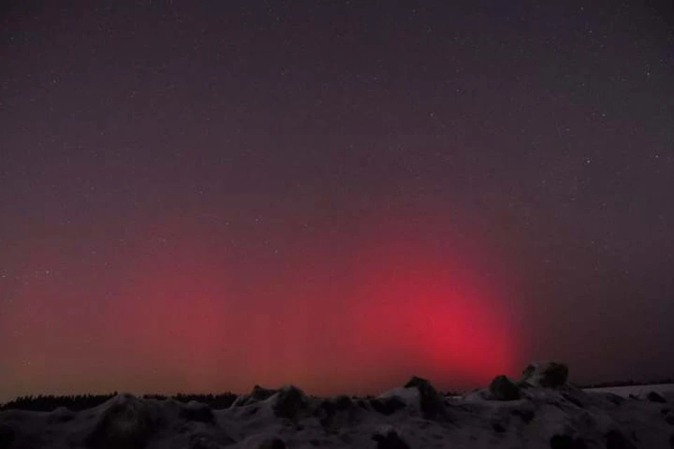 Северное сияние засняли на видео в Иркутской области в ночь на 4 марта. Фото: Иркутский планетарий