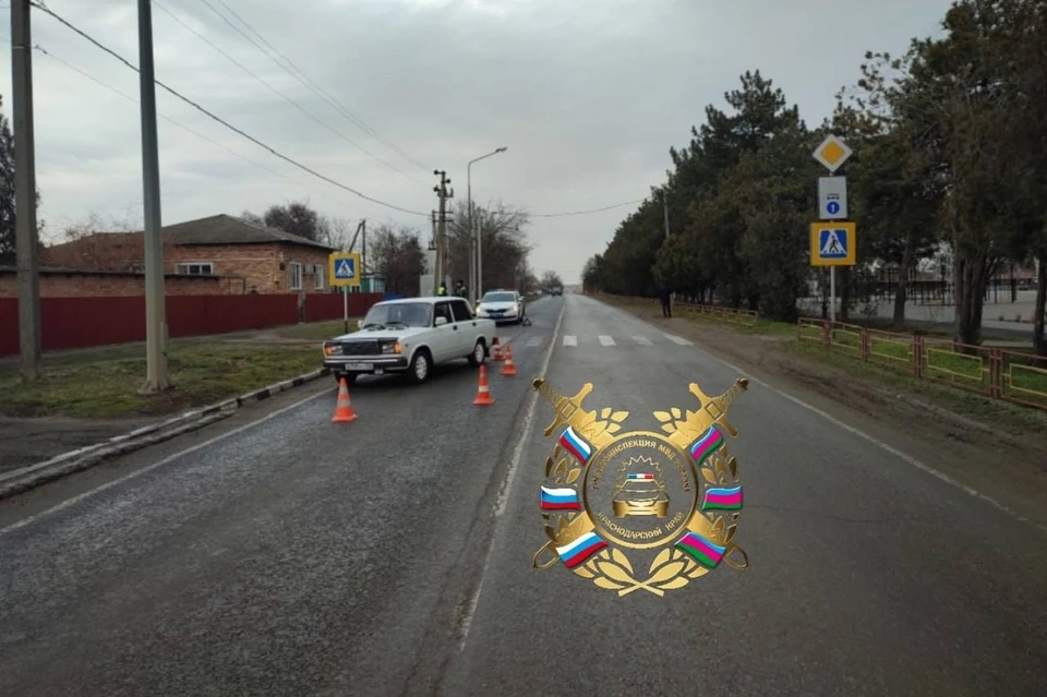 Мальчик переходил дорогу, когда его сбил автомобиль Фото: пресс-служба УГИБДД ГУ МВД РФ по Краснодарскому краю