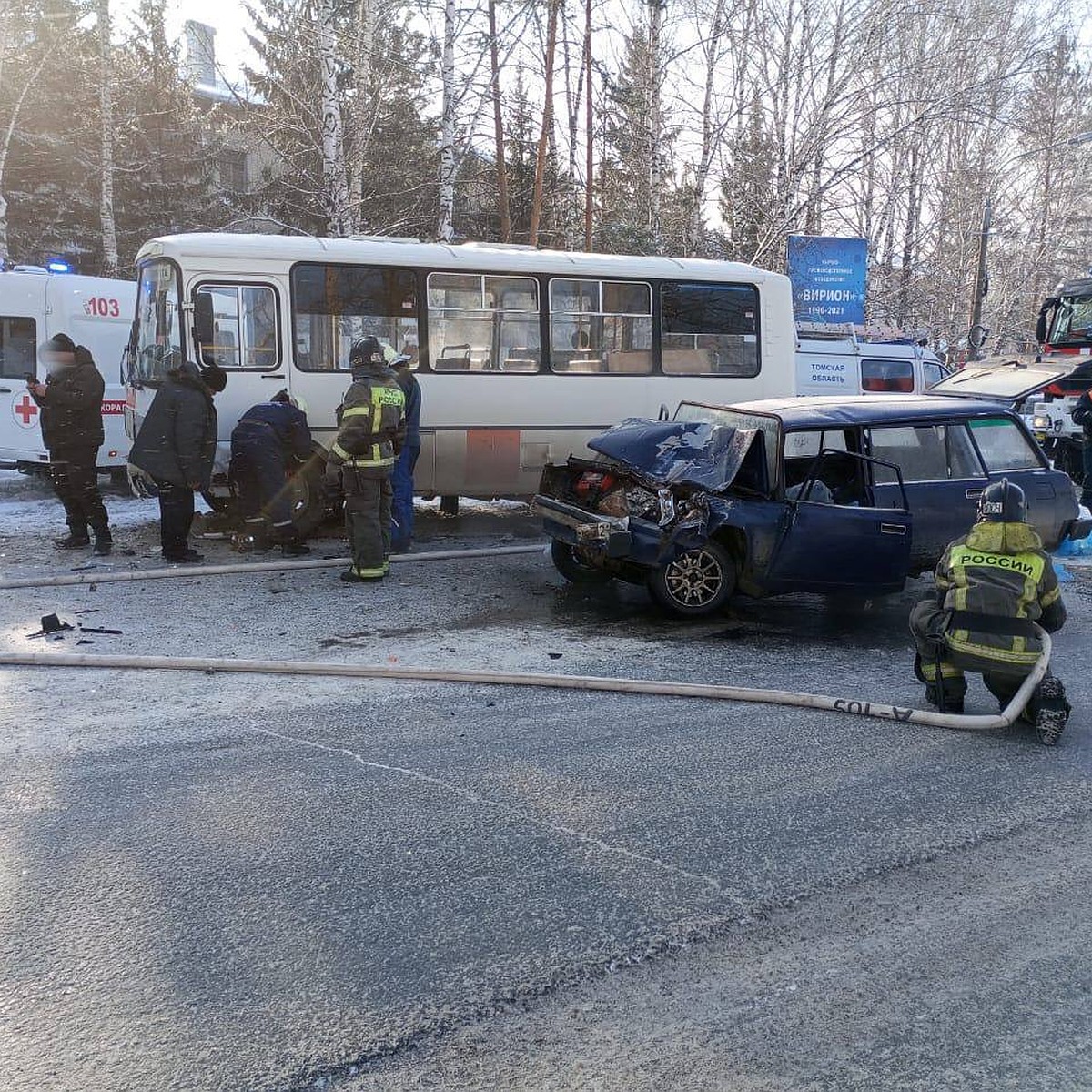 В Томске 8 марта в аварии пострадал мужчина - KP.RU