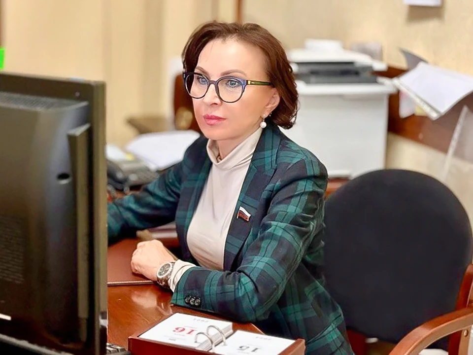 Депутат Госдумы от Мурманской области Татьяна Кусайко отдала свой голос на выборах президента РФ. Фото: личный архив Татьяны Кусайко
