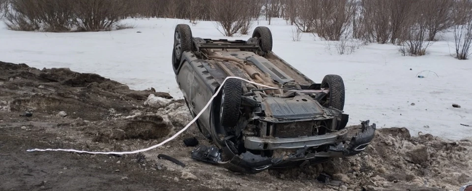 Две женщины получили травмы в ДТП с перевернувшимся Renault Sandero под Рязанью.