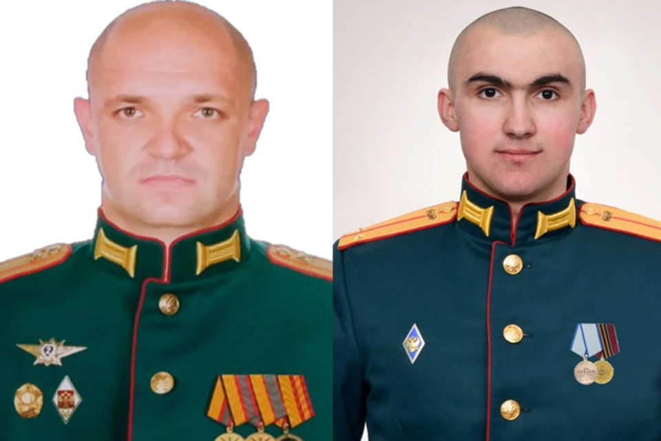 Подполковник Вадим Басарабец и Лейтенант Муслим Муслимов