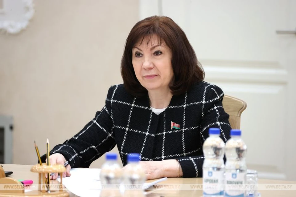 Наталья Кочанова провела личный прием граждан 27 марта 2024 года. Фото: БелТА.