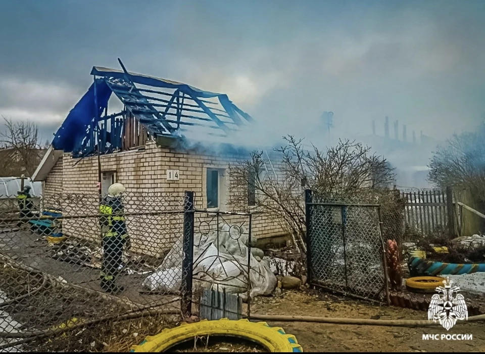 Мужчина погиб в страшном пожаре в Ярцево Фото: ГУ МЧС России по Смоленской области
