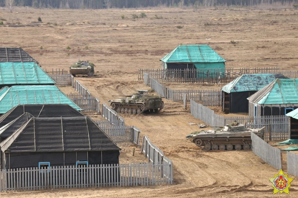 На учении военные отработали штурм населенного пункта. Фото: Министерство обороны Республики Беларусь.