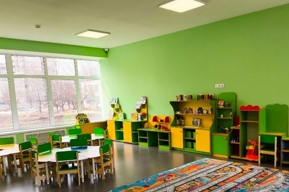 Специалисты компании «РКС-НР» завершили восстановление детского сада в Мариуполе. Фото: «РКС-НР»
