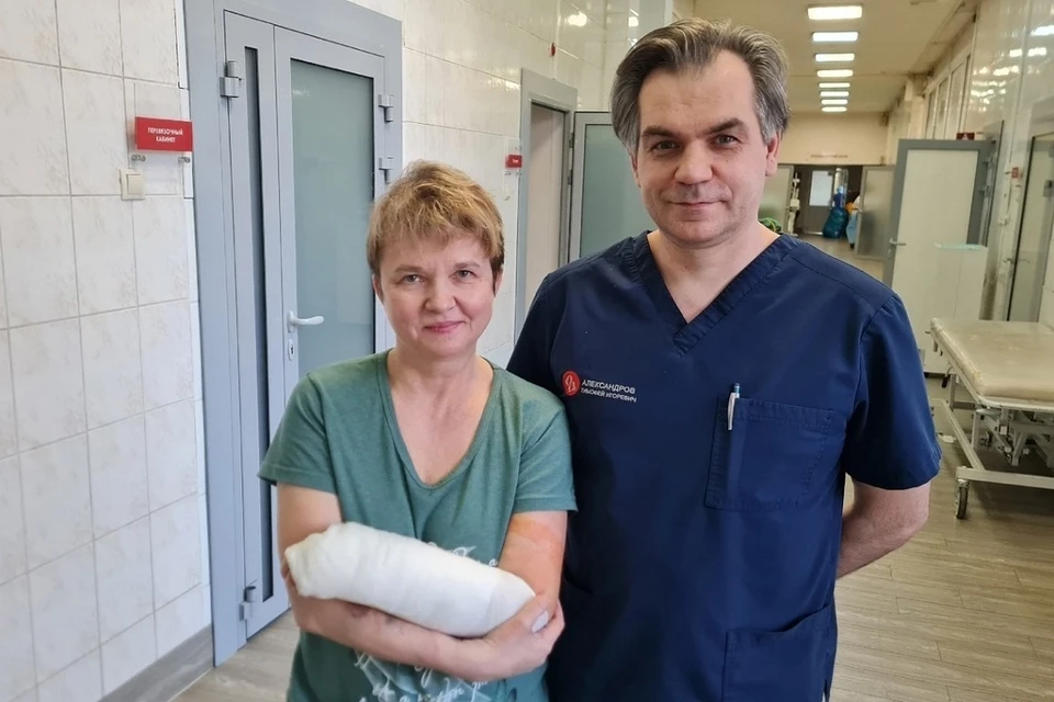 В Новосибирске врачи сделали операцию женщине, выжившей после нападения медведя. Фото: НИИТО им. Я.Л. Цивьяна.