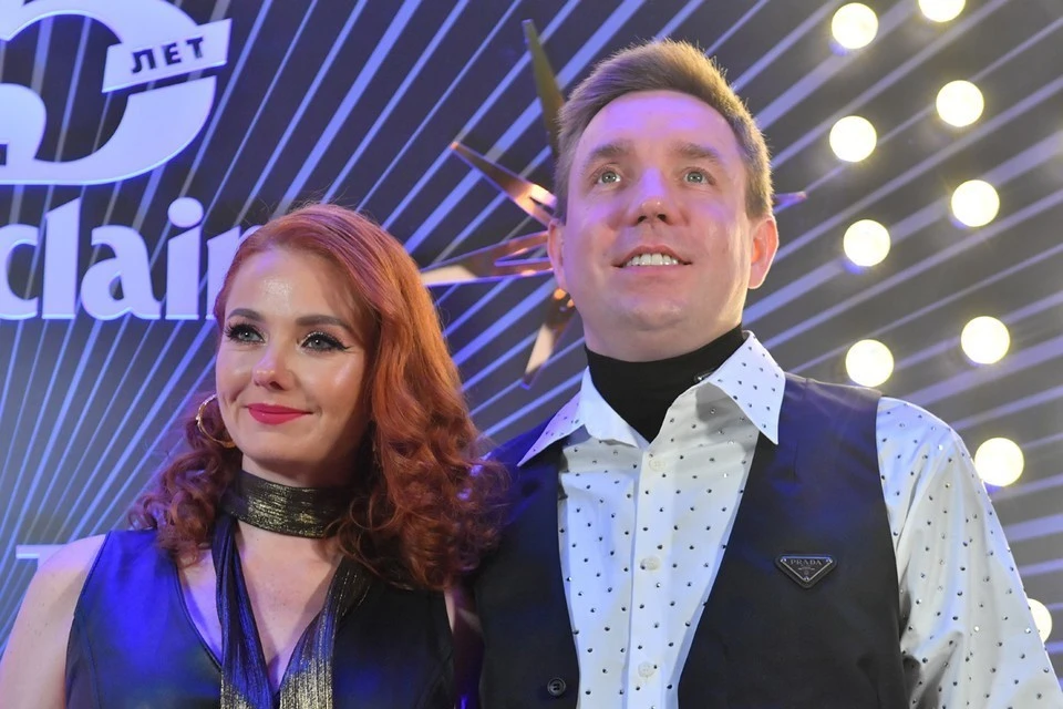 Лена Катина с супругом Дмитрием Спиридоновым.
