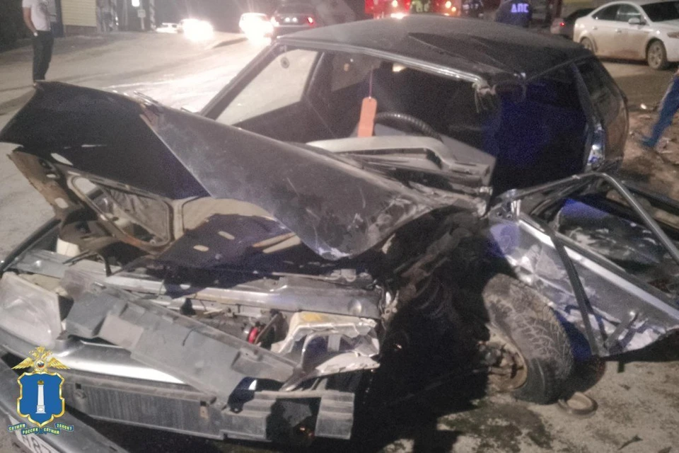 В жестком ДТП в Ульяновской области пострадал водитель «четырнадцатой». Фото ГИБДД