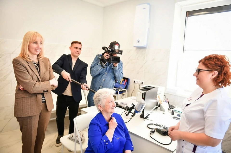 Во время рабочего визита Анна Минькова осмотрела социальные учреждения муниципалитета. Фото: пресс-службы администрации Краснодарского края.