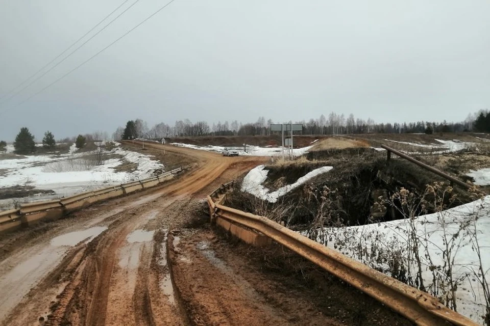 Подъем паводковых вод на объездной дороге может длиться от 4 до 8 дней. Фото: @a.gorbachevv