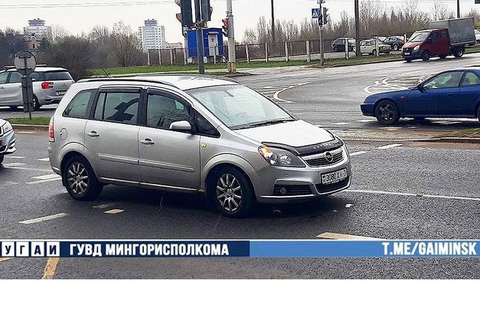В Минске водитель сбил школьницу на пешеходном переходе. Фото: УГАИ ГУВД Мингорисполкома.