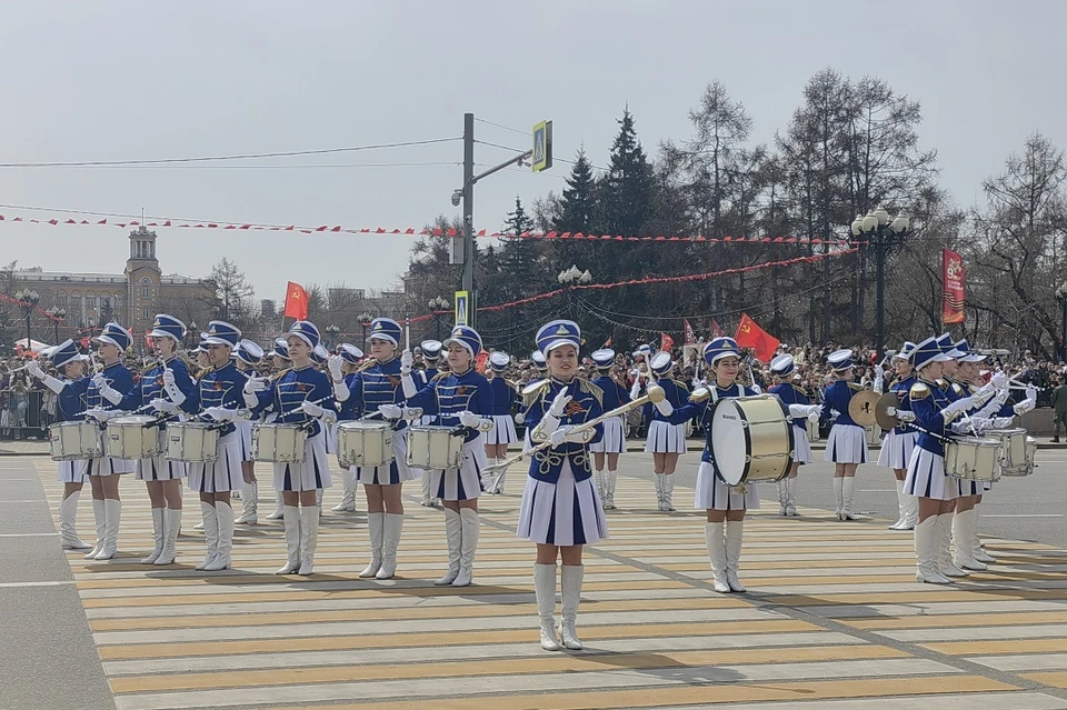 Пять репетиций Парада Победы 9 мая в Иркутске пройдет в апреле и мае