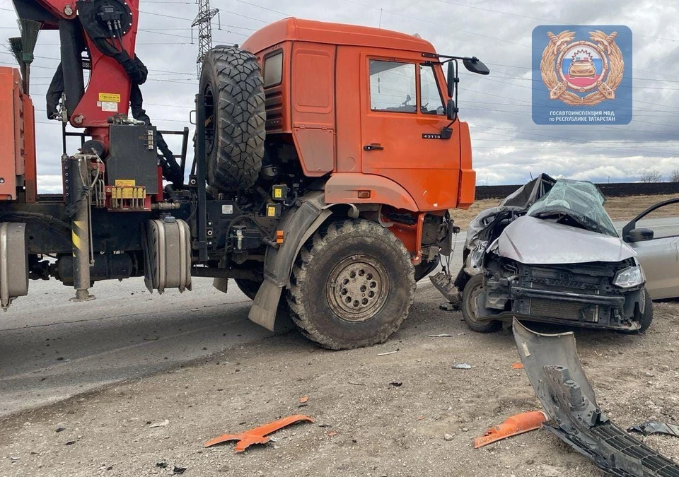 Авария произошла на 313 км дороги Казань – Оренбург.