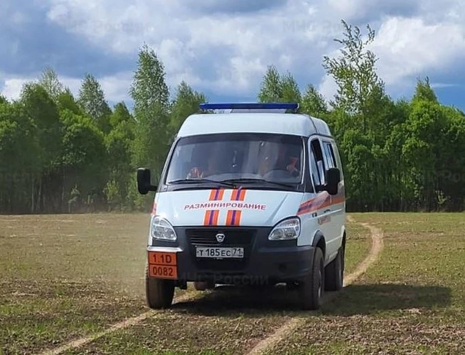 В Веневском районе Тульской области ликвидировали боеприпас времен Великой Отечественной