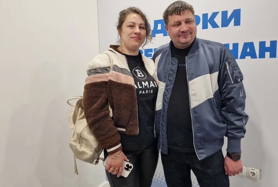Сергей и Елена Гущины выиграли "Москвич" в викторине "Опорный край"